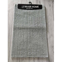 Килимки у ванну кімнату River home Mint помпончики Акрил набір 2шт