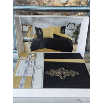 Постільна білизна Romeo Vis.Yellow blac Ранфорс Бавовна Євро розмір