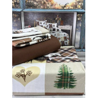 Постільна білизна Belizza Chrismas Фланель Бавовна Сімейний розмір