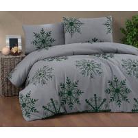 Постільна білизна Cotton collection 41900 Фланель Бавовна Євро розмір