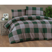 Постільна білизна Cotton collection 41901 Фланель Бавовна Євро розмір