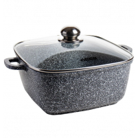 Каструля з кришкою квадрат Benson BN-362 (5,1л)