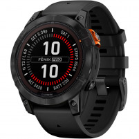 Смарт-годинник Garmin Fenix 7 Pro Solar Edition 47 mm Slate Gray with Black Band (010-02777-00)